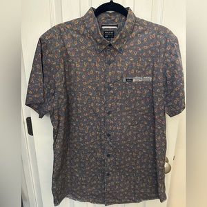 Men’s RVCA short sleeve dress shirt